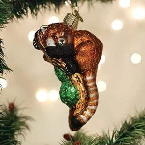 Red Panda Old World Christmas Ornament